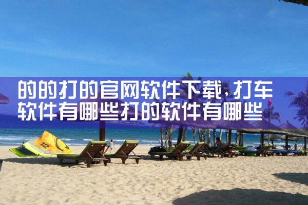的的打的官网软件下载