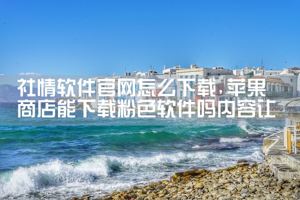 社情软件官网怎么下载