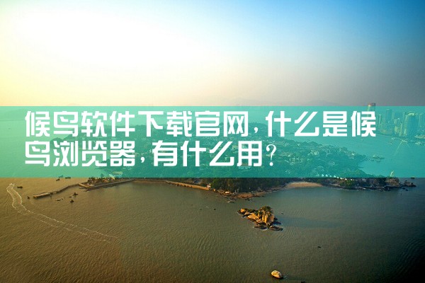 候鸟软件下载官网